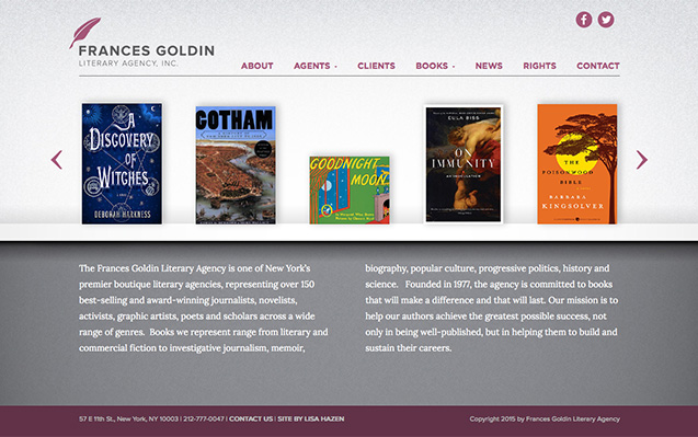 Frances Goldin Literary Agency