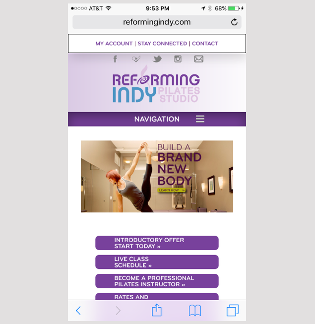 Reforming Indy Mobile Site