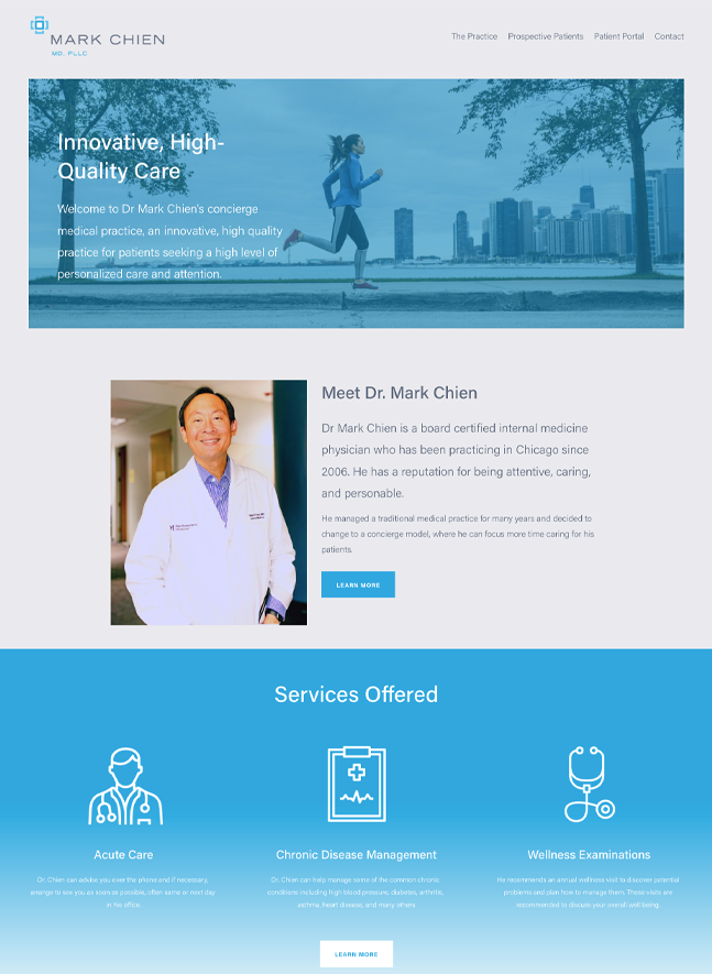 Dr. Mark Chien homepage